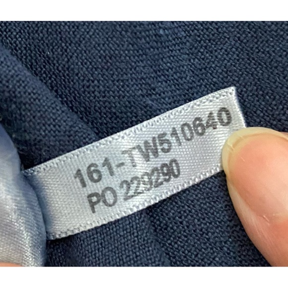 Tommy Bahama Blue Silver Bird Design Two Palms Linen Raw Edge Reworked Jacket,XL - Picture 13 of 16